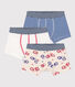 3er-Set Boxershorts aus Baumwolle mit Fahrradmotiv für Jungen