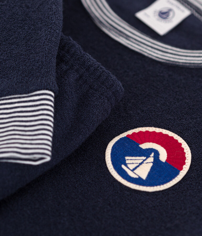 Kinderpyjama aus Frottee blau