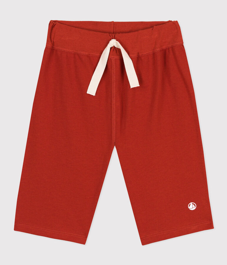 Kinder-Bermudashorts aus Baumwolle f&uuml;r Jungen rot