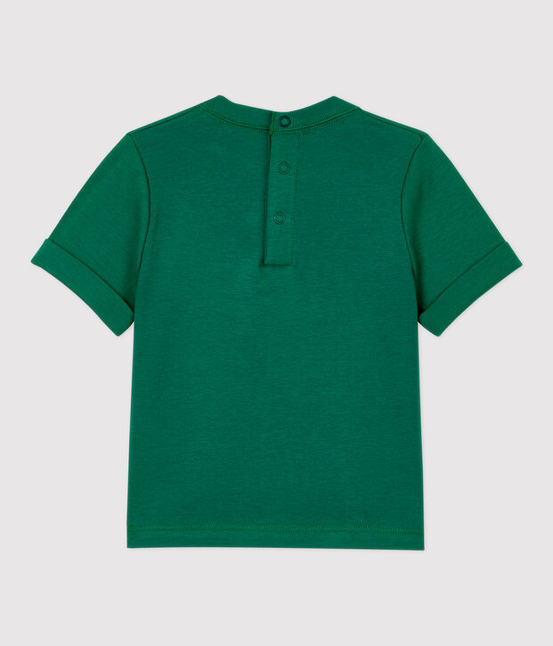 Baby-T-Shirt aus Baumwolle. gr&uuml;n
