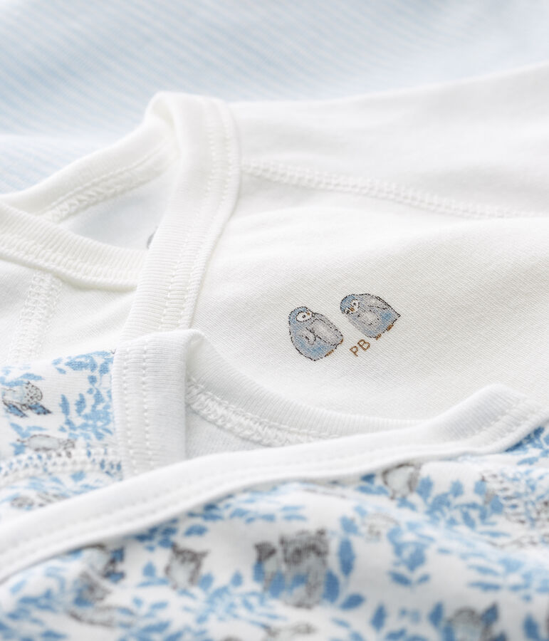 3er-Set kurz&auml;rmelige Baby-Bodys f&uuml;r Neugeborene vielfarbig