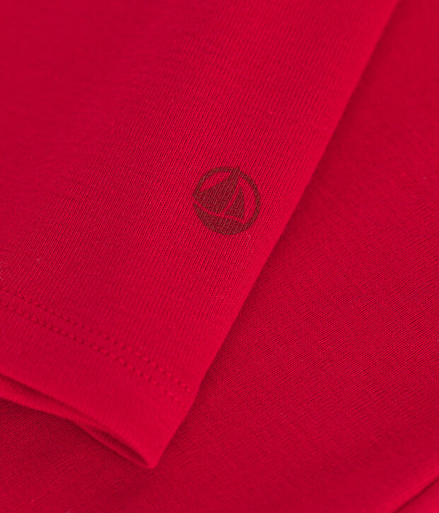 Damen-Rollkragenshirt L'Iconique aus Baumwolle rot