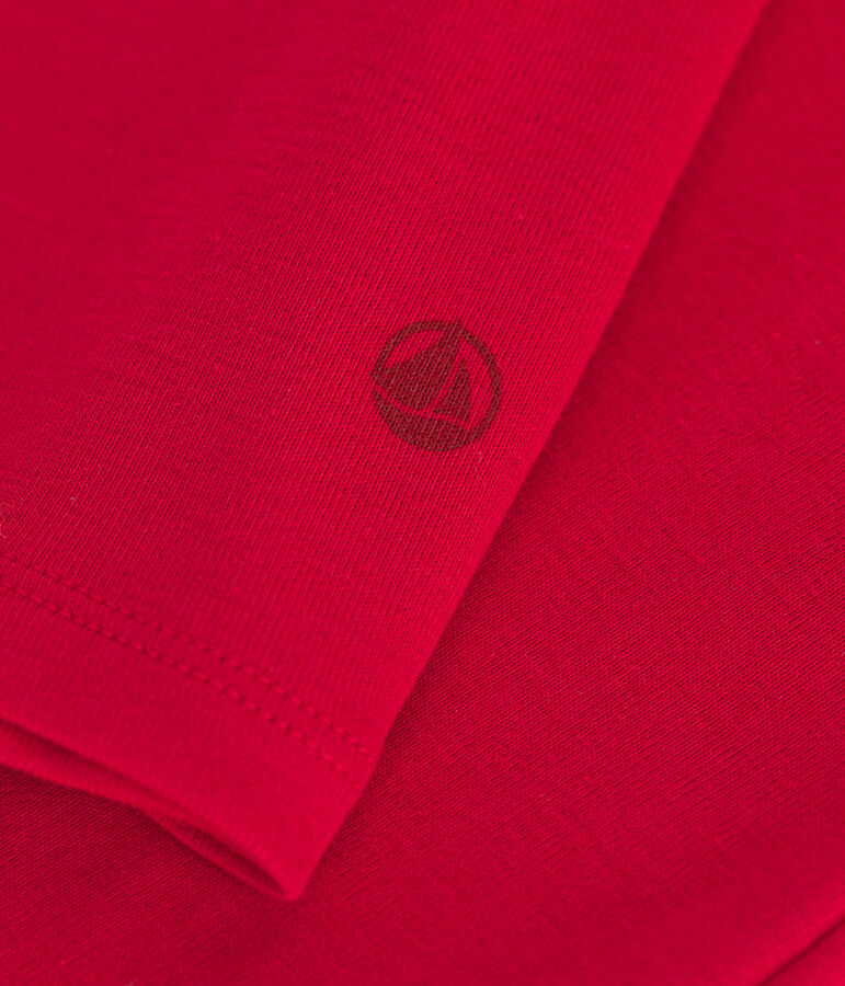 Damen-Rollkragenshirt L'Iconique aus Baumwolle rot