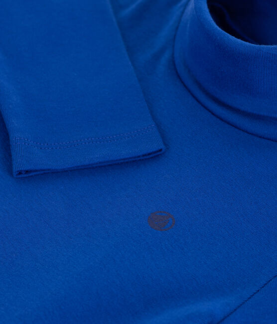 Kinder-Rollkragenshirt aus einfarbiger Baumwolle OLYMPIC