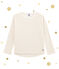 Langarmshirt weiss MARSHMALLOW/gelb DORE