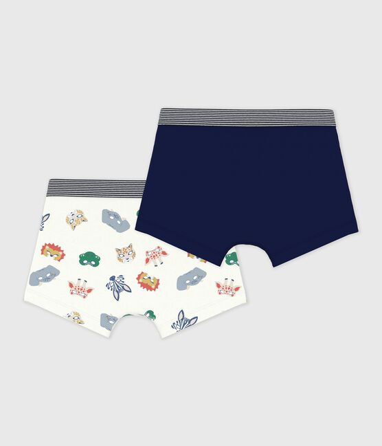 Set Kinder-Boxershorts aus Baumwolle mit Tiergesichtern variante 1