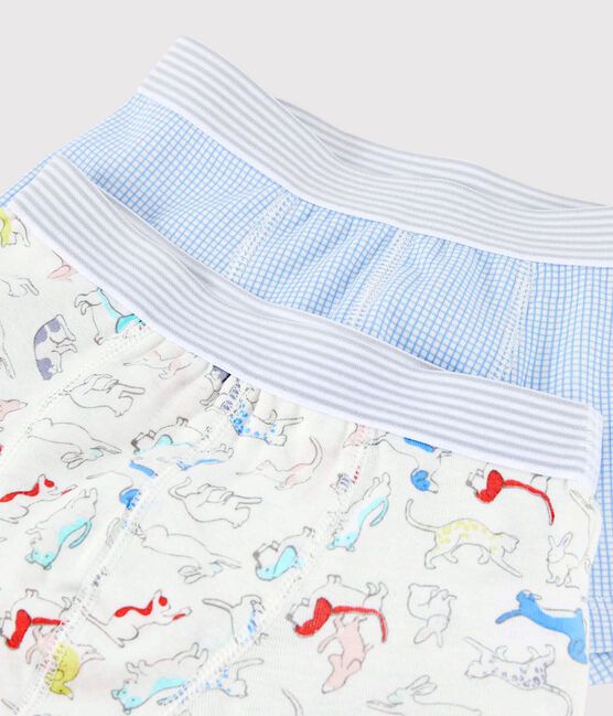 2er-Set Boxershorts aus Bio-Baumwolle mit Tiermotiv für Jungen variante 1