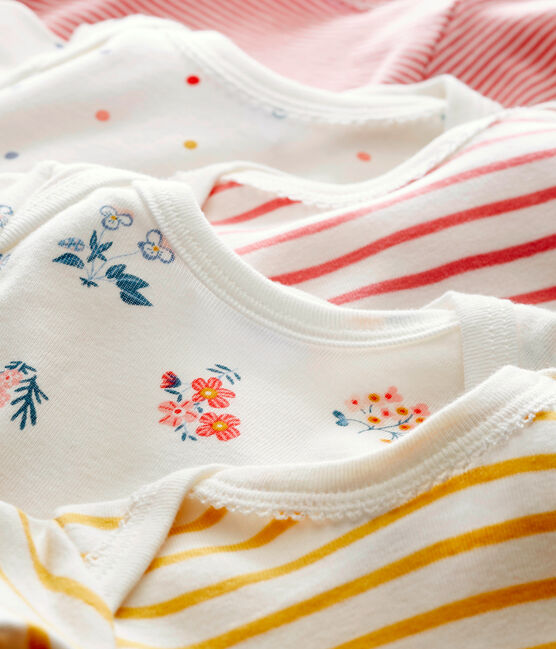 Baby MädchenLangarmbodys im 5er-Set variante 1