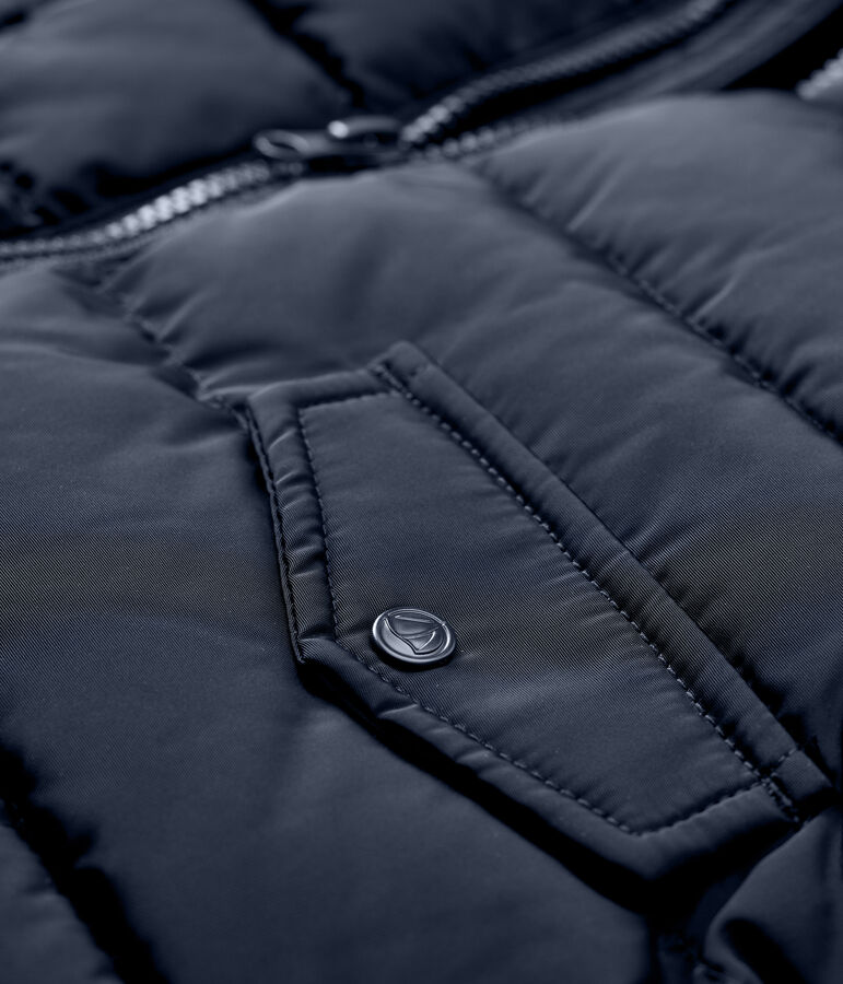 Gesteppter Baby-Anorak blau