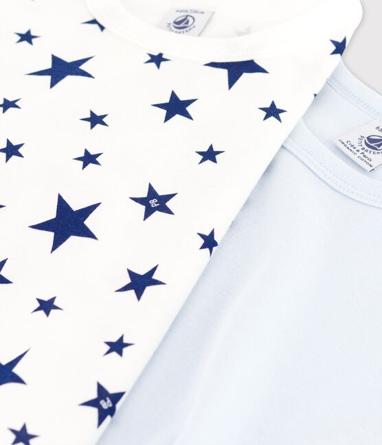 2er-Set kurzärmelige T-Shirts mit Sternchen für Jungen variante 1