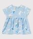 Kurzärmelige Baby-Bluse aus Popeline für Mädchen