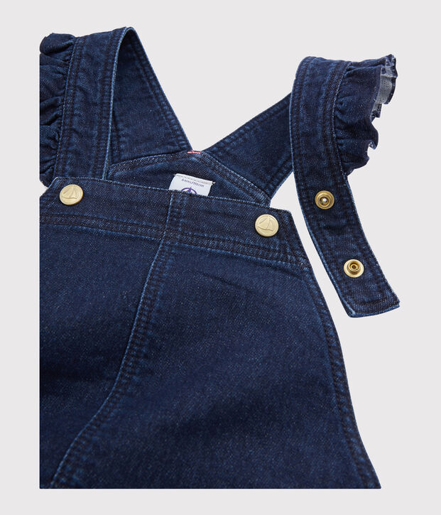 Kinder-Latzkleid f&uuml;r M&auml;dchen blau