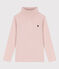 Kinder-Rollkragenshirt aus Baumwolle rosa SALINE