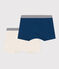2er-Set Boxershorts aus Baumwolle und Elasthan für Jungen variante 1