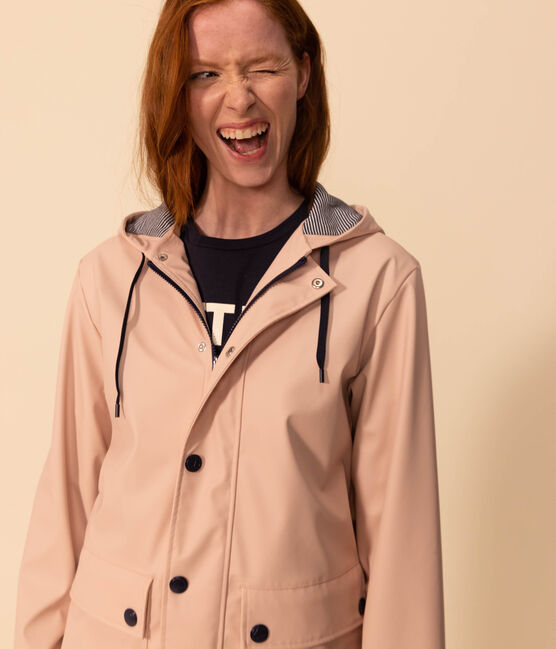 Klassische Damen/Herren-Regenjacke rosa SALINE