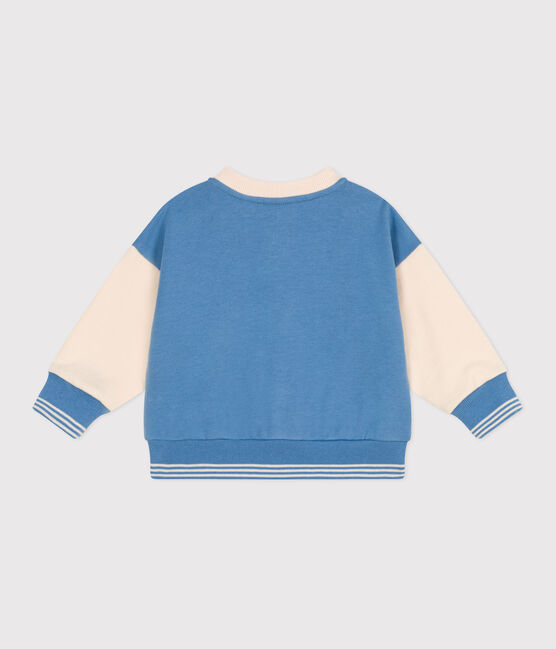 Baby College-Jacke aus Baumwolle im Colorblock blau ALASKA/ AVALANCHE