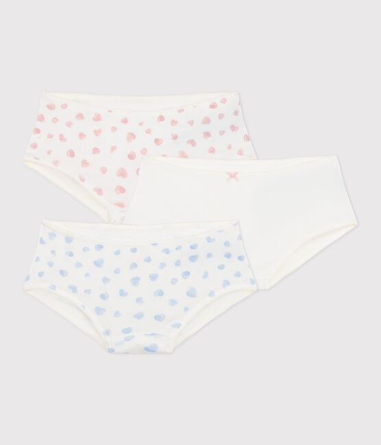 Set Kinder-Shortys aus Baumwolle mit Herzmotiv variante 1