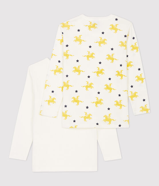2er-Set langärmelige T-Shirts aus Baumwolle mit Ritter-Motiv für Jungen variante 1