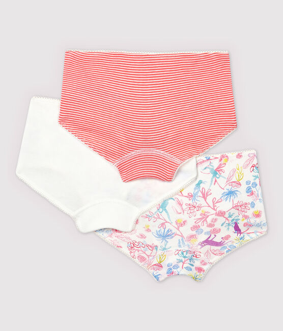 3er-Set Unterhosen mit Dschungel-Motiv für Mädchen variante 1