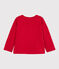 Baby-Cardigan aus Molton für Mädchen rot TERKUIT