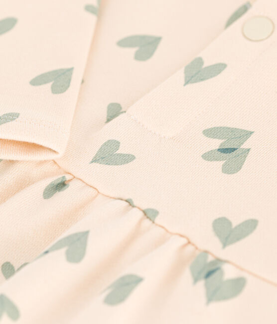 Langärmeliges Baby-Kleid aus Molton für Mädchen AVALANCHE/ PAUL