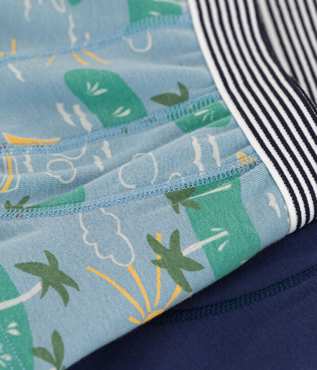 2er-Set Entdecker-Boxershorts aus Baumwolle f&uuml;r Jungen vielfarbig