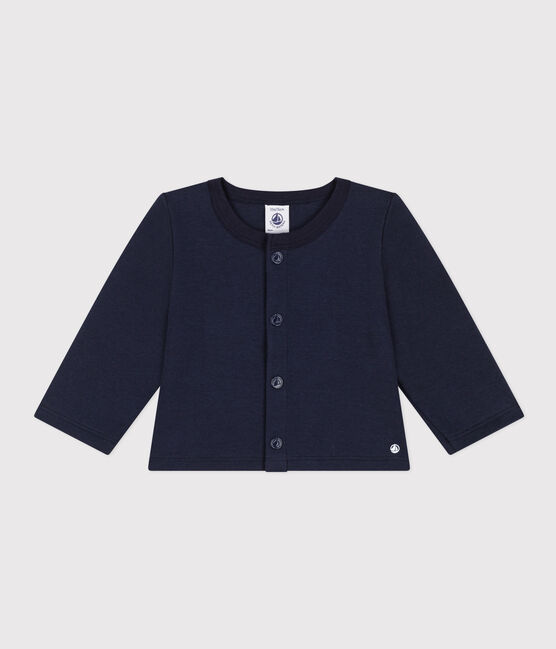 Baby-Cardigan aus dichtem Jersey blau SMOKING