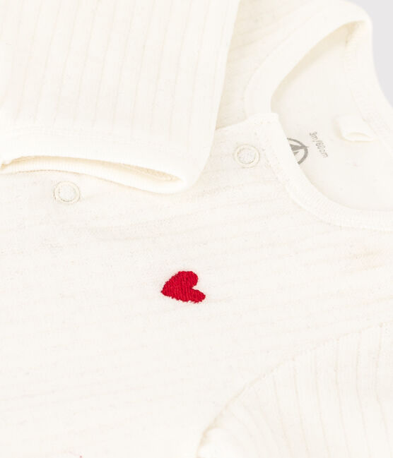 BABY-BODYJAMA AUS NICKI weiss MARSHMALLOW