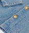 Babyjacke aus leichtem Bio-Denim blau DENIM CLAIR