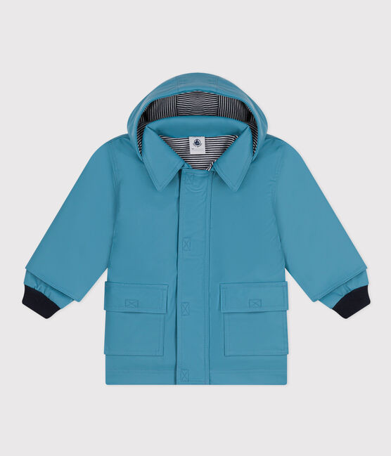 Klassische Baby-Regenjacke blau AZUL