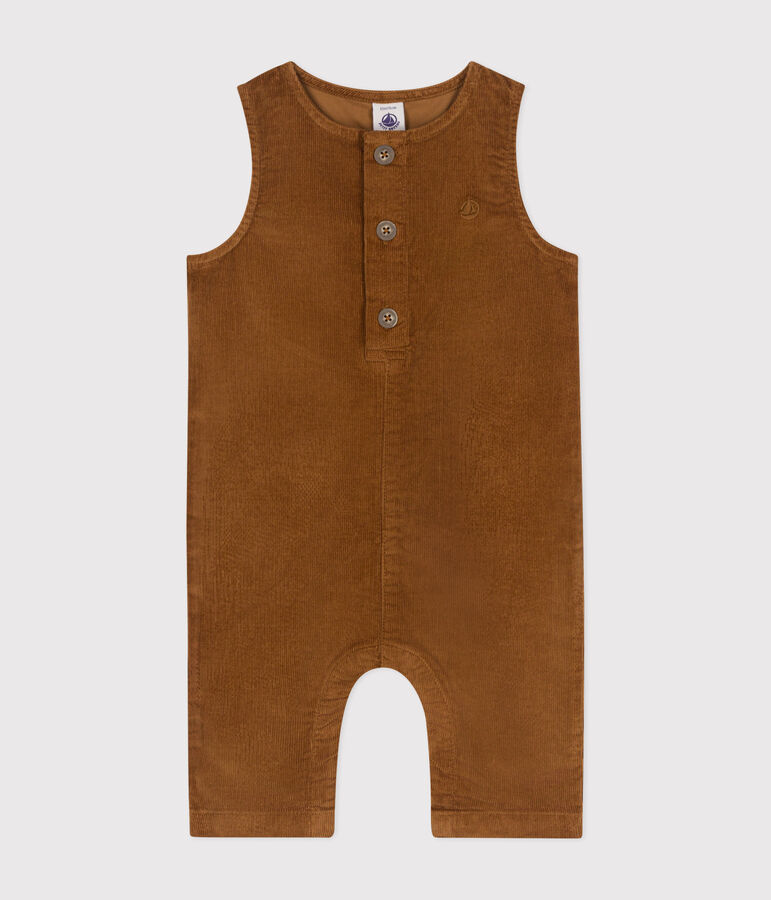 Baby-Overall aus Cord braun