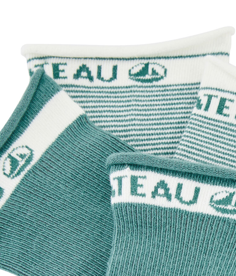Set aus zwei Paar Damensocken gr&uuml;n