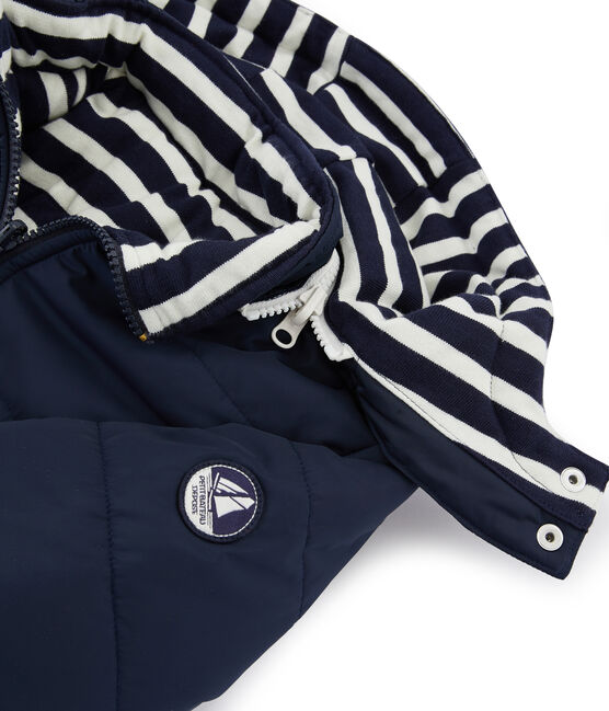 Wattierte Kinder-Jacke blau SMOKING