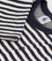Langärmeliges T-Shirt aus Doppeljersey für Kinder/Jungen blau SMOKING/ AVALANCHE