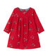 Baby-Mädchen-Kleid aus gedoppeltem Jersey mit Print