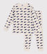 Kinder-Pyjama aus Baumwolle mit Walmotiv