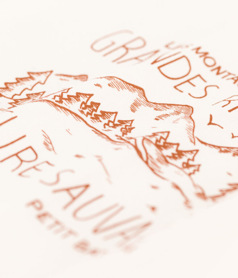 Lang&auml;rmeliges T-Shirt mit Printmotiv Kinder Jungen weiss