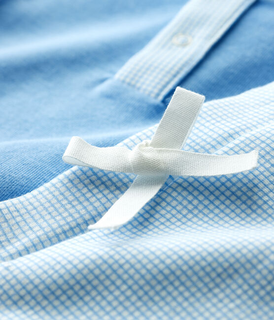 Zweiteiliges Baby-Set aus Bio-Baumwolle in Blau blau EDNA/naturfarben MULTICO