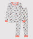 Snugfit-Kinderpyjama aus Bio-Baumwolle mit Paris-Print für Jungen