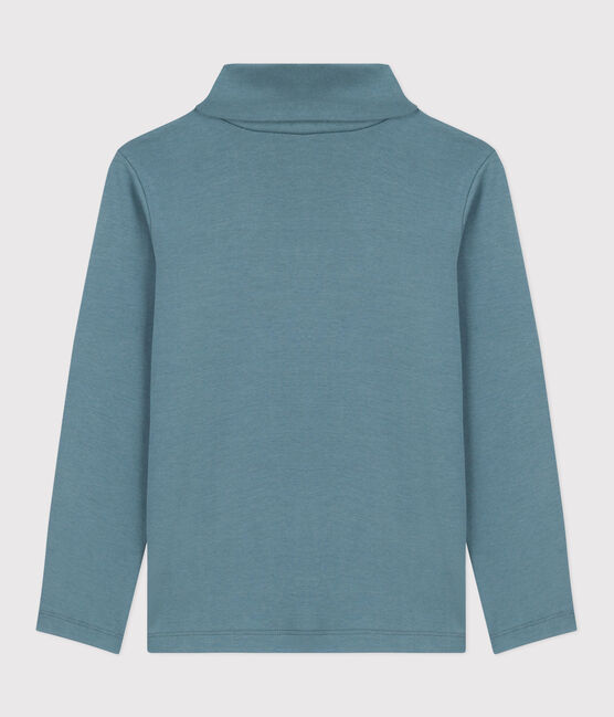 Kinder-Rollkragenshirt aus einfarbiger Baumwolle GOBELIN