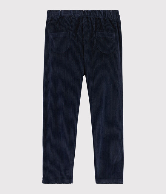 Kinder-Cordhose für Mädchen blau SMOKING