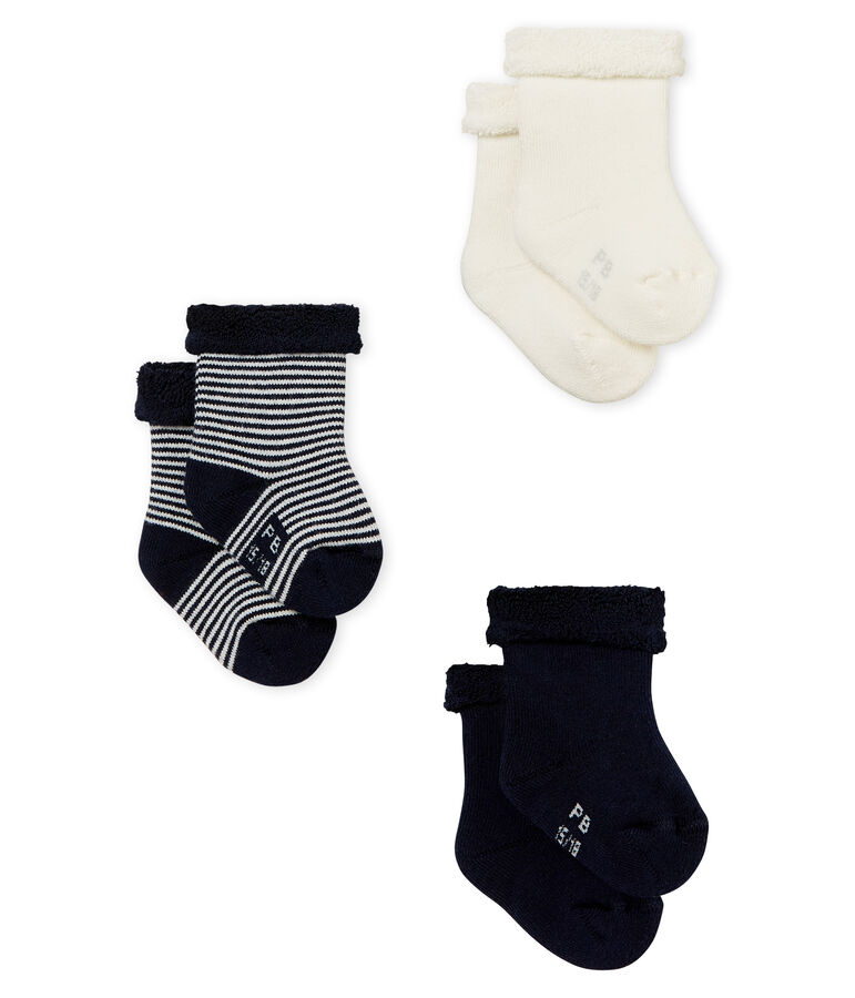 3er-Set baby-str&uuml;mpfe unisex vielfarbig