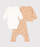 Baby-Set aus bedrucktem Molton TOURONE/ MULTICO