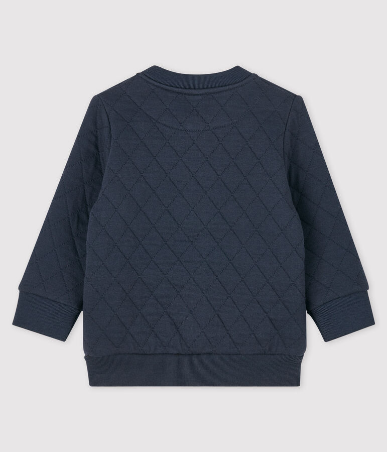 Baby-Cardigan aus Doppeljersey. blau SMOKING