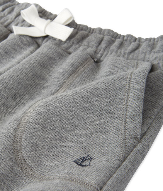 Jungen-Hose aus Molton grau SUBWAY CHINE