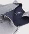 Gestreifter Babyschlafsack aus Baumwolle, TOG 0,5 blau SMOKING/weiss MARSHMALLOW