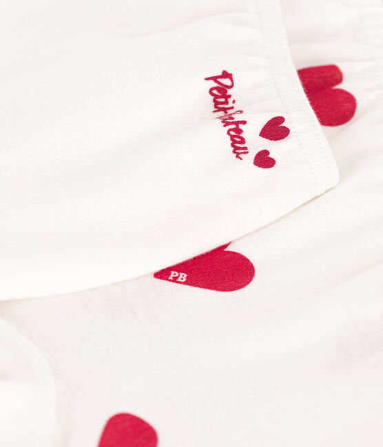 2er-Set Kinder-Shortys aus Baumwolle mit Herzmotiv variante 1