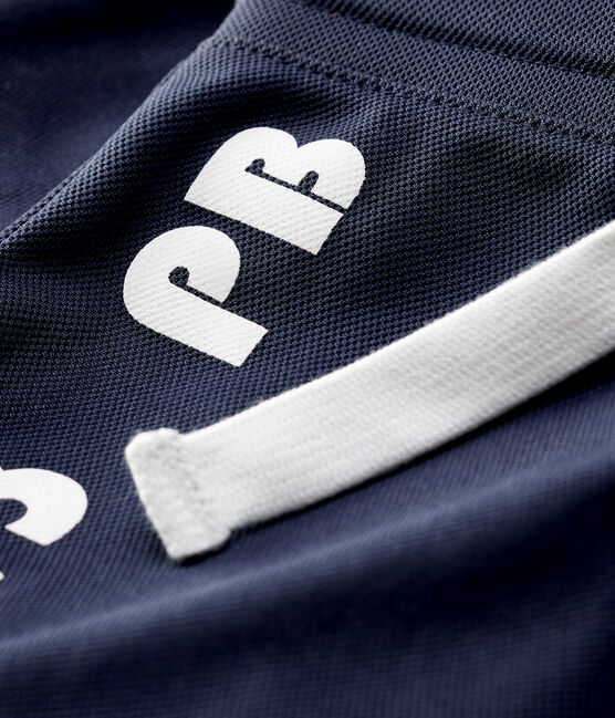Kinder-Sportbermudas für Jungen blau SMOKING