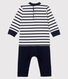 Langer Baby-Overall in Zweiteileroptik für Jungen