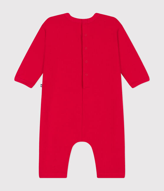 Baby-Langoverall aus Molton rot CORRIDA